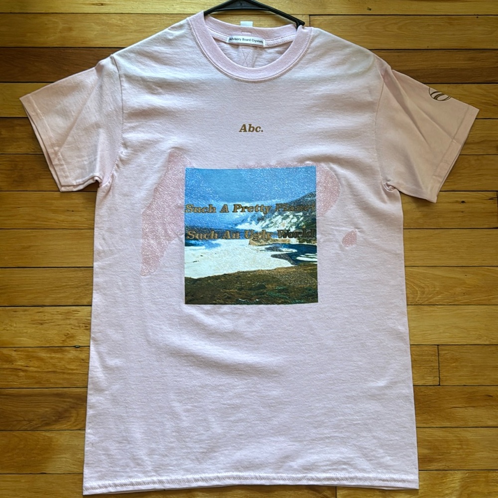 Advisory Board Crystals Such A Pretty Planet Such An Ugly World Tee Pink
